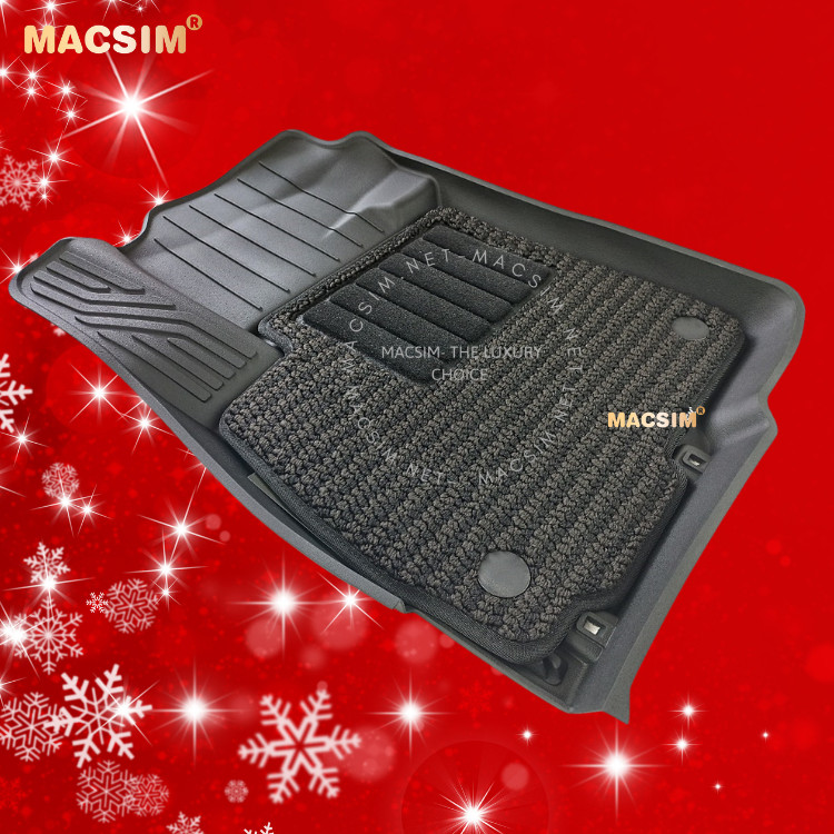 Thảm Lót Sàn Ô Tô Mitsubishi Outlander 2013-2025 Macsim 3W 2 lớp – TPE đúc khuôn cao cấp, Sử dụng lâu dài