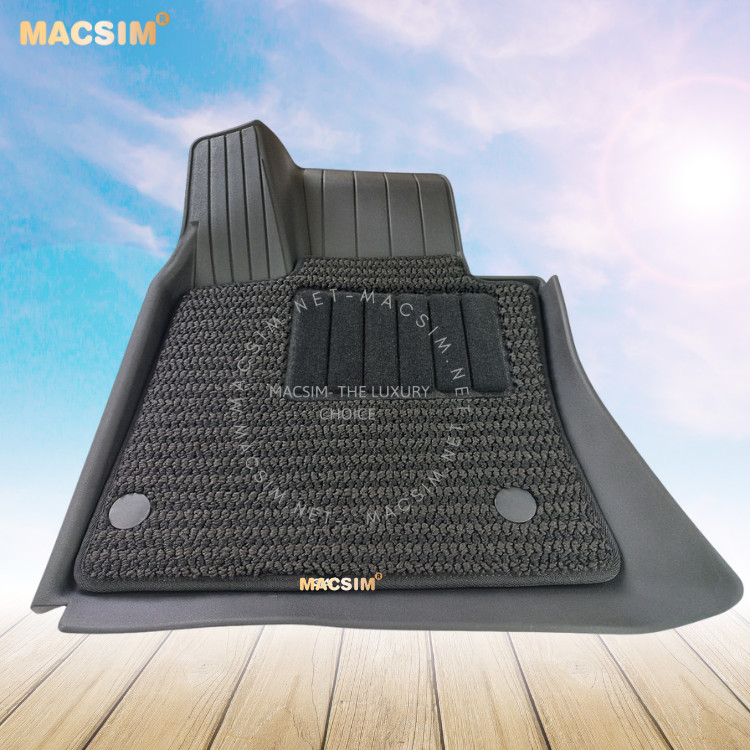 Thảm lót sàn ô tô 2 lớp cao cấp dành cho xe VINFAT LUX SA nhãn hiệu Macsim 3w chất liệu TPE