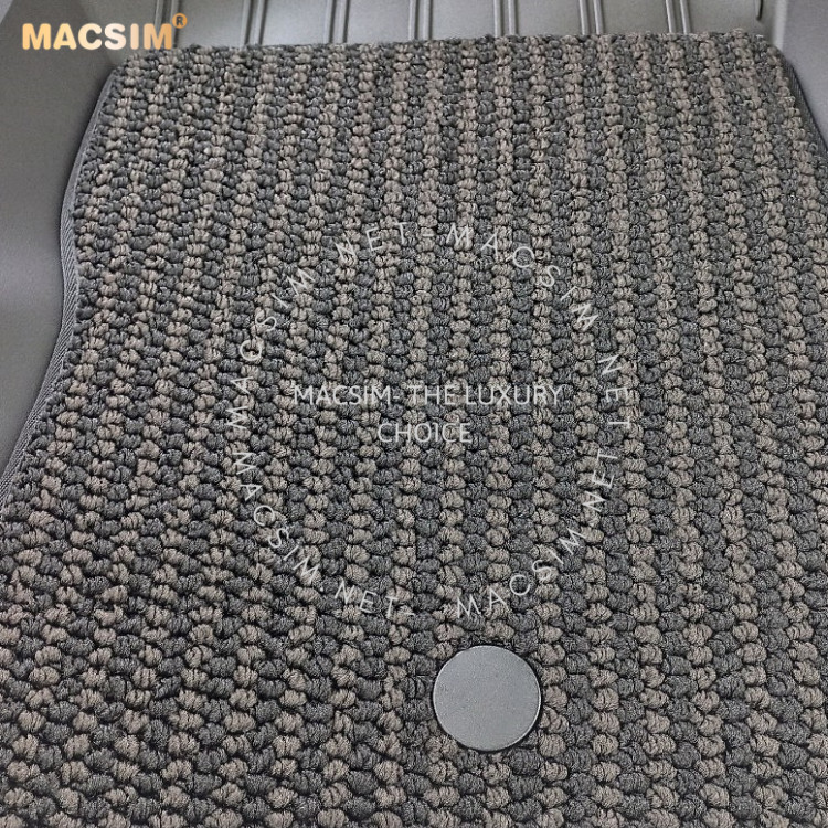 Thảm lót sàn xe  2 lớp ô tô Subaru Forester 2018- đến nay Nhãn hiệu Macsim 3W chất liệu nhựa TPE đúc khuôn cao cấp - màu đen