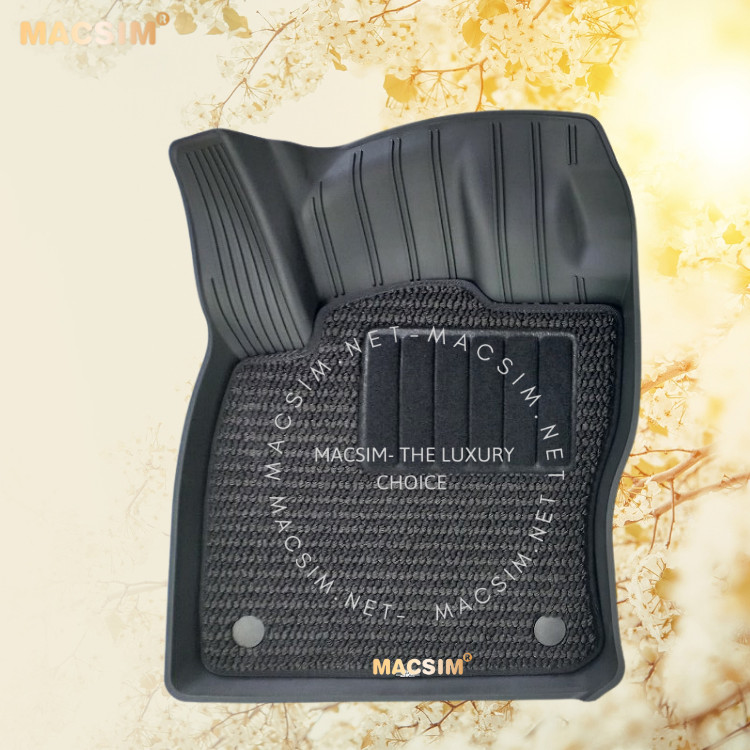 Thảm Lót Sàn Ô Tô VOLKSWAGEN TIGUAN L 2018- đến nay Macsim 3W 2 lớp – TPE Chuẩn Phom, Dễ Vệ Sinh