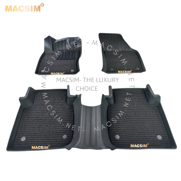 Thảm Lót Sàn Ô Tô VOLKSWAGEN TIGUAN L 2018- đến nay Macsim 3W 2 lớp – TPE Chuẩn Phom, Dễ Vệ Sinh