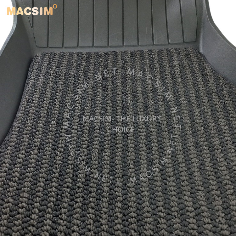 Thảm lót sàn ô tô 2 lớp cao cấp dành cho xe Audi Q5 2018+ nhãn hiệu Macsim 3w chất liệu TPE