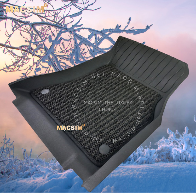 Thảm lót sàn ô tô 2 lớp cao cấp dành cho xe Audi Q5 2018+ nhãn hiệu Macsim 3w chất liệu TPE