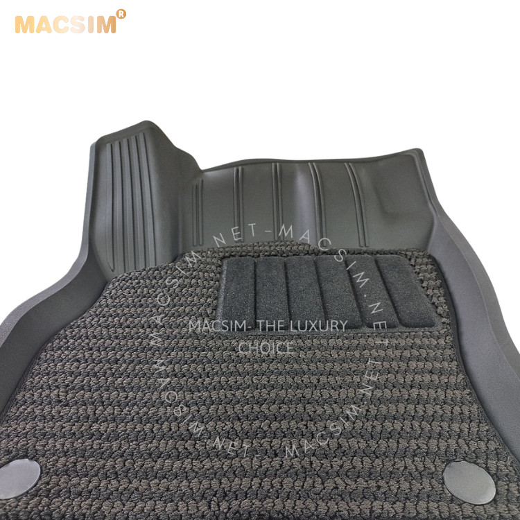 Thảm lót sàn ô tô 2 lớp cao cấp dành cho xe Audi Q3 2019+ nhãn hiệu Macsim 3w chất liệu TPE