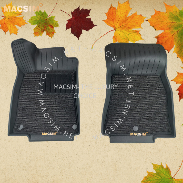 Thảm lót sàn ô tô 2 lớp cao cấp dành cho xe Mercedes Benz EQB nhãn hiệu Macsim 3w