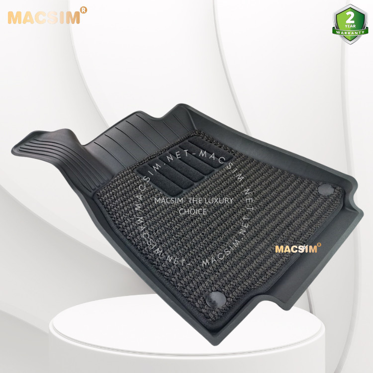 Thảm lót sàn ô tô 2 lớp cao cấp dành cho xe Mercedes Benz GLS 2020+ nhãn hiệu Macsim 3w