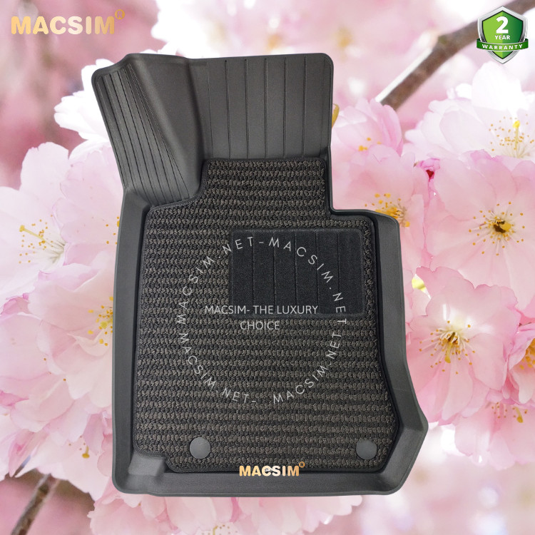 Thảm lót sàn ô tô 2 lớp cao cấp dành cho xe Mercedes Benz GLC 2016+ nhãn hiệu Macsim 3w