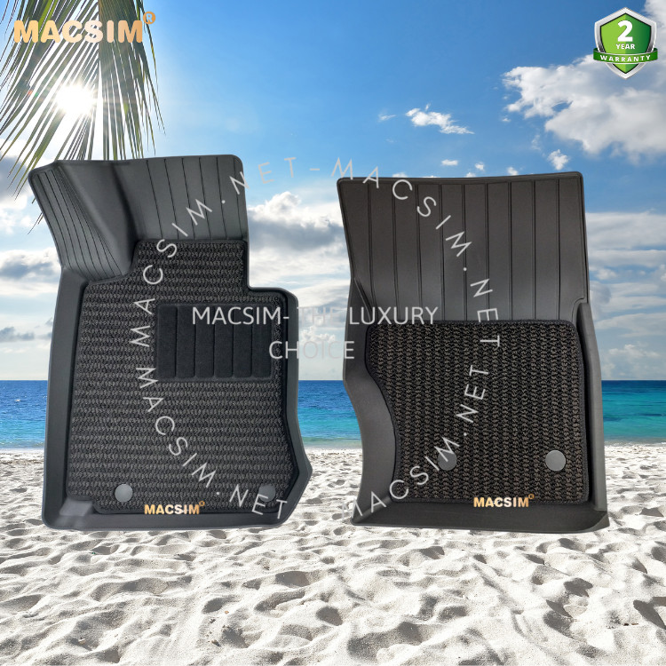 Thảm lót sàn ô tô 2 lớp cao cấp dành cho xe Mercedes Benz GLC 2016+ nhãn hiệu Macsim 3w