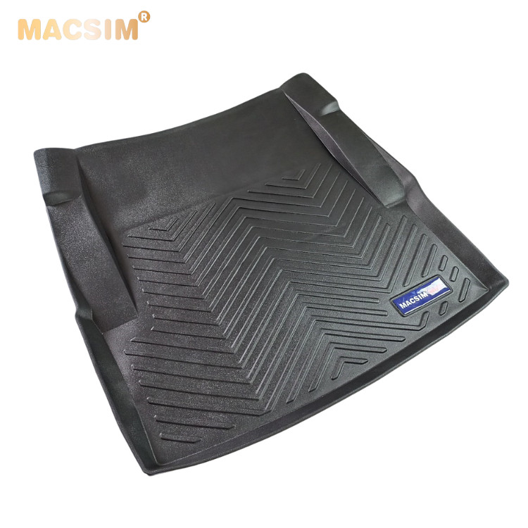 Thảm lót cốp hn xe ô tô BMW 3 series 320i/ 328i 2013-2019 nhãn hiệu Macsim chất liệu TPV cao cấp màu đen