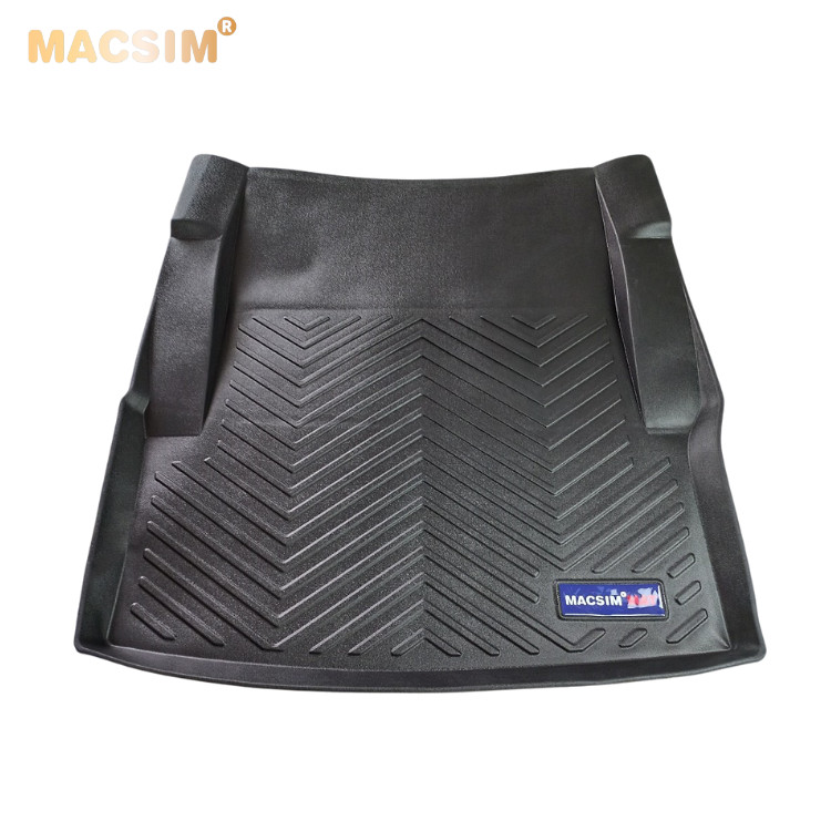 Thảm lót cốp hn xe ô tô BMW 3 series 320i/ 328i 2013-2019 nhãn hiệu Macsim chất liệu TPV cao cấp màu đen
