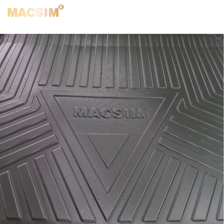 Thảm lót cốp qd xe ô tô Subaru Forester 2019+ nhãn hiệu Macsim chất liệu TPV cao cấp màu đen