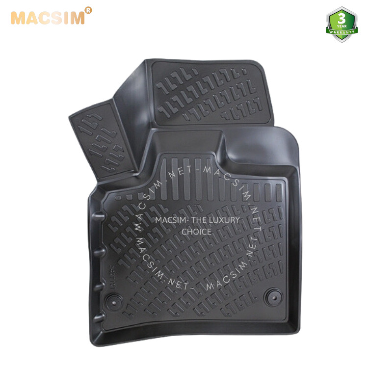 Thảm lót sàn ô tô nhựa TPU Silicon Audi Q7 First generation (typ 4L)  2005- 2015 Nhãn hiệu Macsim
