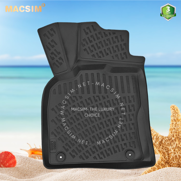 Thảm lót sàn ô tô nhựa TPU Silicon Audi Q5 (Typ8r) First generation 2008- 2017 Nhãn hiệu Macsim