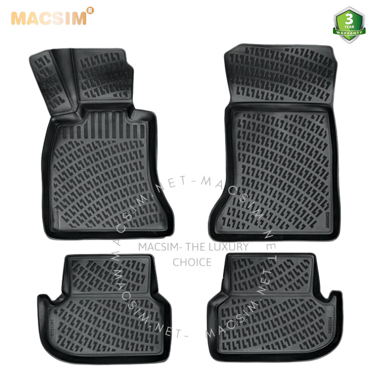Thảm lót sàn ô tô nhựa TPU Silicon BMW 520i/528i/530i 2016+ Class seventh G30/G31/G38 Nhãn hiệu Macsim