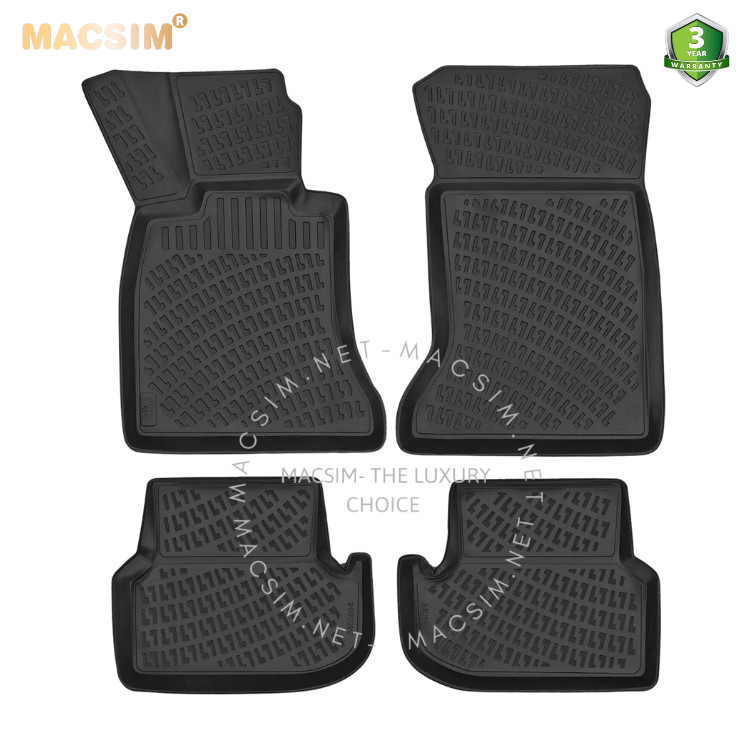 Thảm lót sàn ô tô nhựa TPU Silicon BMW 520i/523i/528i/535i 2010-2013 Class sixth generation F10/F11/F07/F18 Nhãn hiệu Macsim
