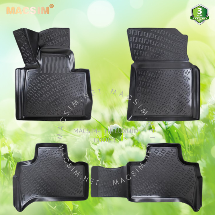Thảm lót sàn ô tô nhựa TPU Silicon BMW first generation X5 E53 1999-2006  Nhãn hiệu Macsim