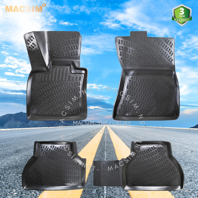 Thảm lót sàn ô tô nhựa TPU Silicon BMW first generation X6 E71 2008-2014  Nhãn hiệu Macsim