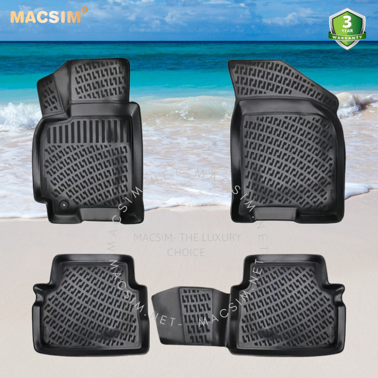 Thảm lót sàn ô tô nhựa TPU Silicon Chevrolet Aveo second generation 2012+  Nhãn hiệu Macsim