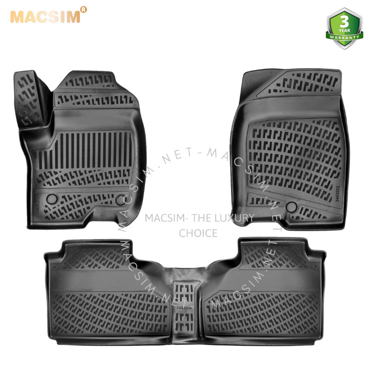 Thảm lót sàn ô tô nhựa TPU Silicon Cadillac Escalade ESV Bench Seating 8 Seats 2021- Nhãn hiệu Macsim