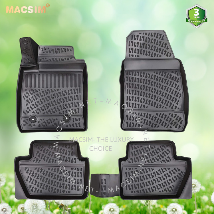 Thảm lót sàn ô tô nhựa TPU Silicon Ford Ecosport second generation 2012- Nhãn hiệu Macsim