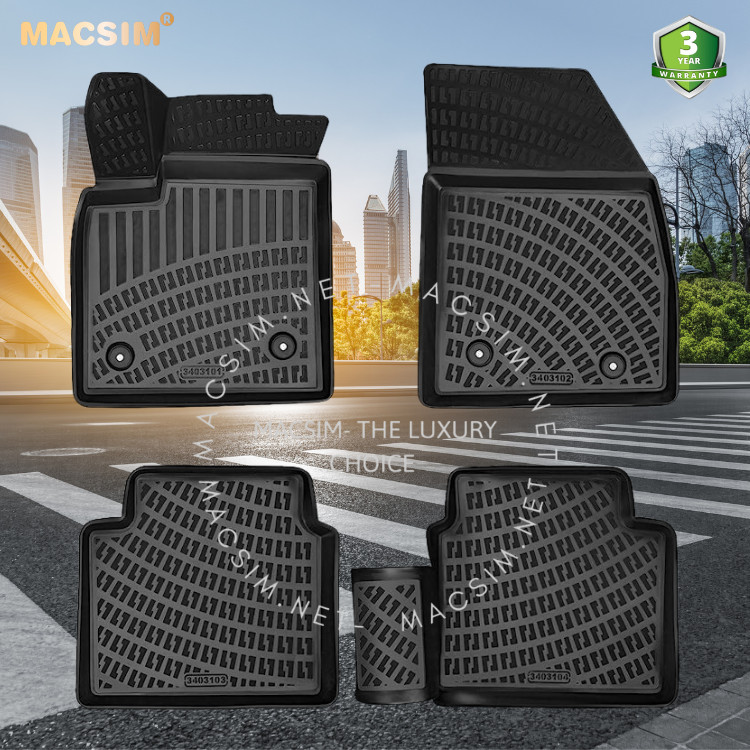 Thảm lót sàn ô tô nhựa TPU Silicon Ford Focus 3 third generation facelifed 2014-2018 Nhãn hiệu Macsim