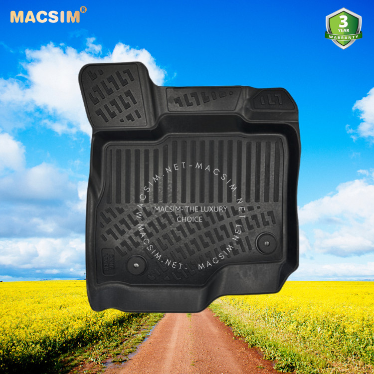 Thảm lót sàn ô tô nhựa TPU Silicon Ford F150 twelfth generation SUPER CREW_CARPET FLOOR_NO HEATING DUCT(FLAT)_WITHOUT CENTER CONSOLE 2009-2014 Nhãn hiệu Macsim