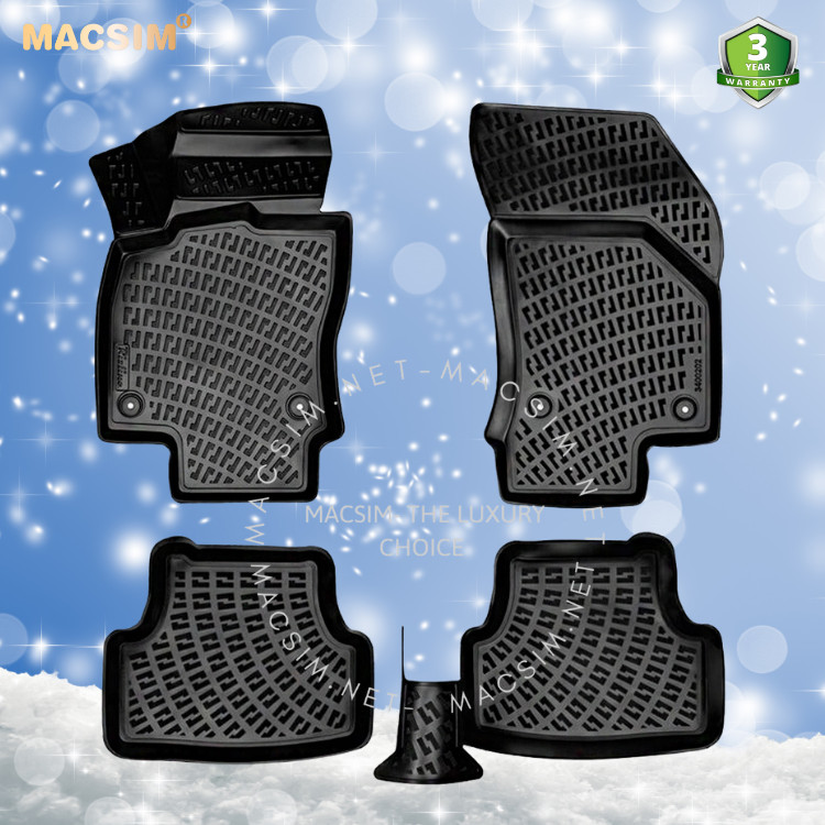 Thảm lót sàn ô tô nhựa TPU Silicon Honda Accord 2007-2012 Nhãn hiệu Macsim