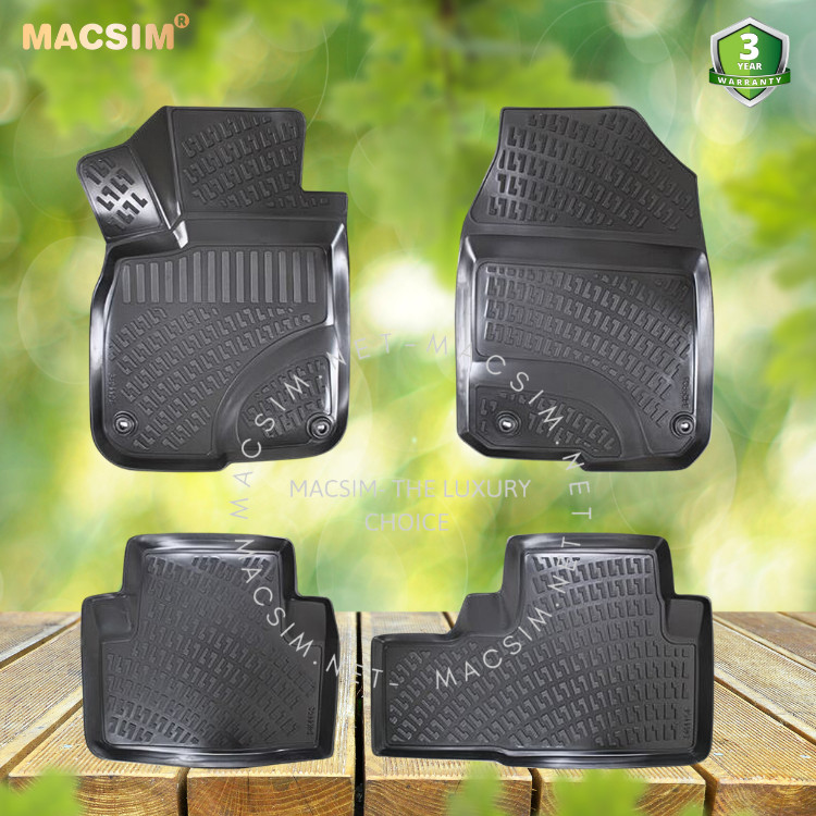 Thảm lót sàn ô tô nhựa TPU Silicon Honda CRV fifth generation 2017- Nhãn hiệu Macsim