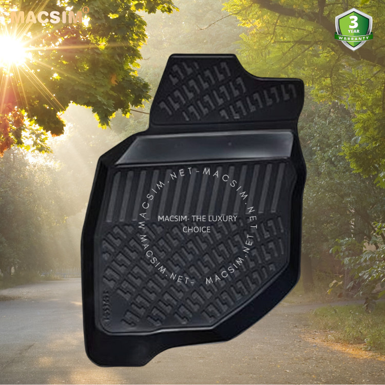 Thảm lót sàn ô tô nhựa Jazz/ Honda fit first generation 2001-2008 Nhãn hiệu Macsim