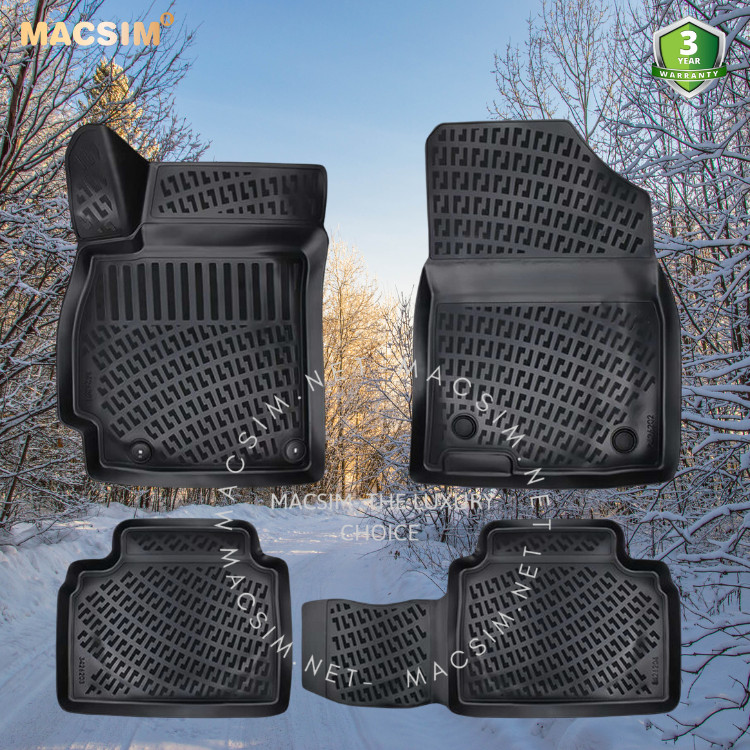 Thảm lót sàn ô tô nhựa TPU Silicon Hyundai Elantra  seventh generation 2020- Nhãn hiệu Macsim