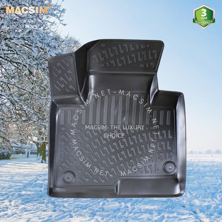 Thảm lót sàn ô tô nhựa TPU Silicon Hyundai  Santa Fe third generation 2012-2017 Nhãn hiệu Macsim