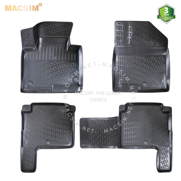 Thảm lót sàn ô tô nhựa TPU Silicon Hyundai  Santa Fe third generation 2012-2017 Nhãn hiệu Macsim