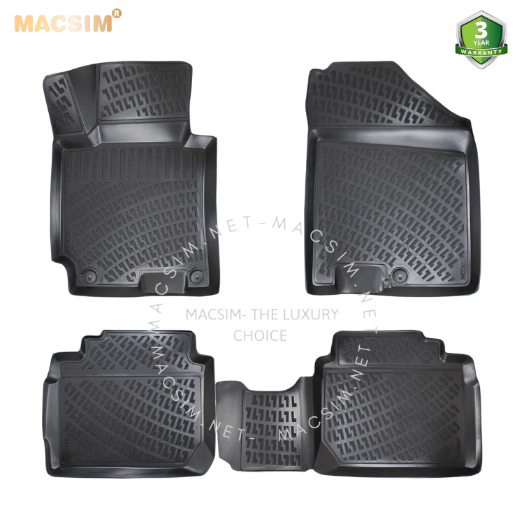 Thảm lót sàn ô tô nhựa TPU Silicon Kia Cerato fourth generation 2018-2022 Nhãn hiệu Macsim
