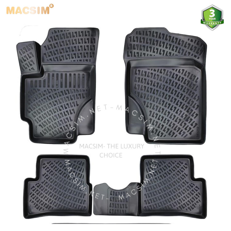 Thảm lót sàn ô tô nhựa TPU Silicon Kia Rio second generation 2005-2011 Nhãn hiệu Macsim