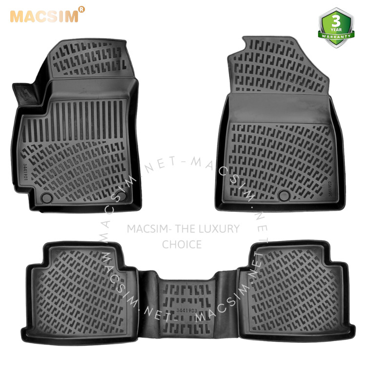 Thảm lót sàn ô tô nhựa TPU Silicon Kia Seltos 2019+ Nhãn hiệu Macsim