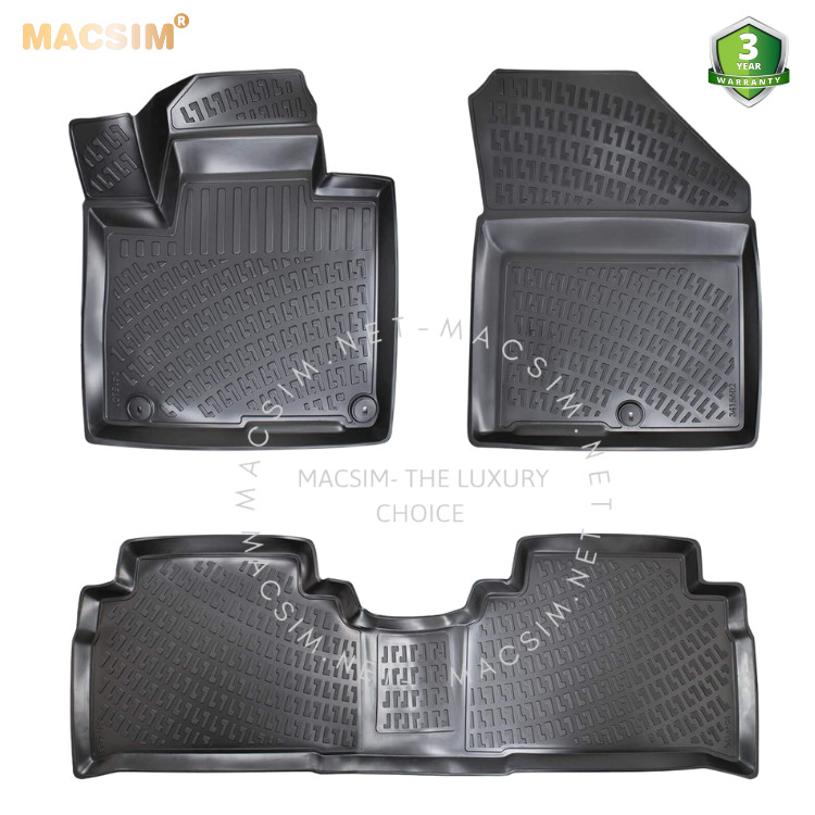 Thảm lót sàn ô tô nhựa TPU Silicon Kia Sorento third generation 2016-2020 Nhãn hiệu Macsim