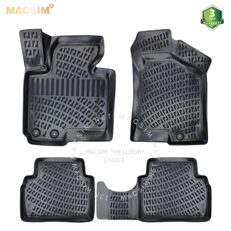 Thảm lót sàn ô tô nhựa TPU Silicon Kia Sportage third generation 2010- 2015 Nhãn hiệu Macsim