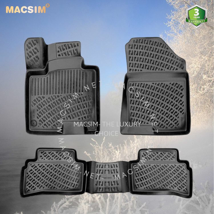 Thảm lót sàn ô tô nhựa TPU Silicon Kia Sportage fifth generation Europe SWB 2021- Nhãn hiệu Macsim
