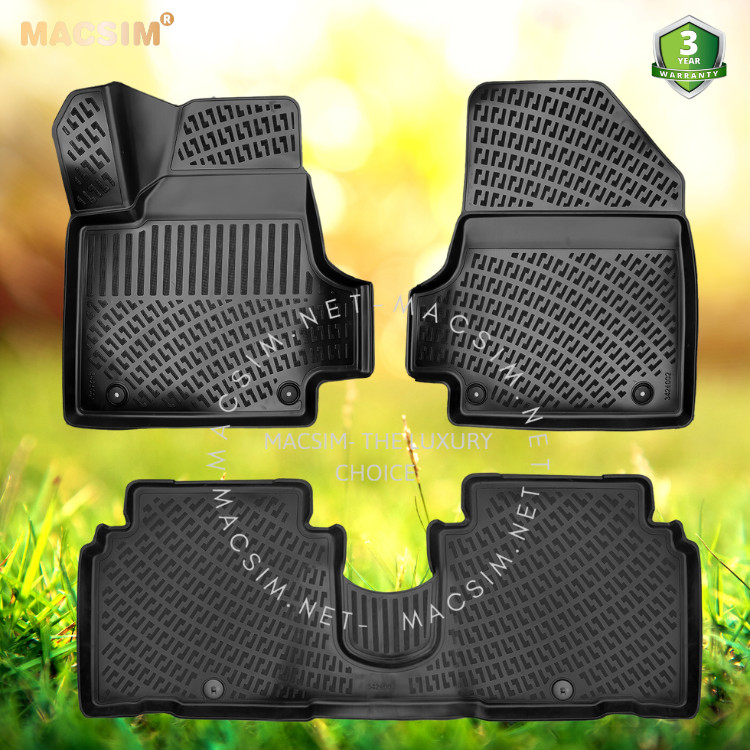 Thảm lót sàn ô tô nhựa TPU Silicon Kia EV6 Nhãn hiệu Macsim