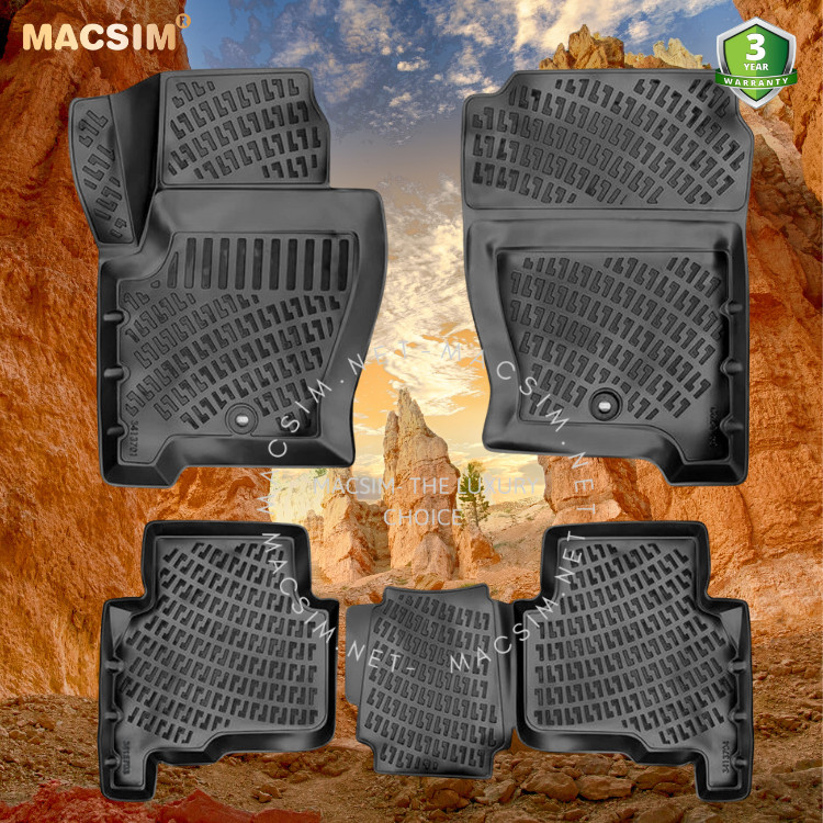 Thảm lót sàn ô tô nhựa TPU Silicon Land Rover Range Rover Sport first generation (L320) 2005-2013 Nhãn hiệu Macsim