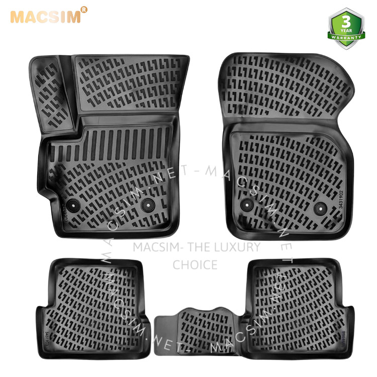 Thảm lót sàn ô tô nhựa TPU Silicon Mazda 3 first generation 2003-2009 Nhãn hiệu Macsim
