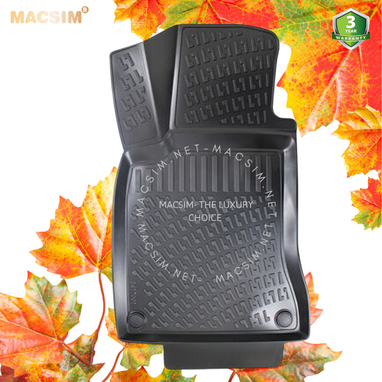 Thảm lót sàn ô tô nhựa TPU Silicon Mercedes CLK 2003-2010 second generation (C209/A209) Nhãn hiệu Macsim