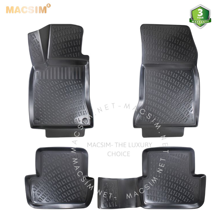 Thảm lót sàn ô tô nhựa TPU Silicon Mercedes GL 2006-2013 (X164) Nhãn hiệu Macsim