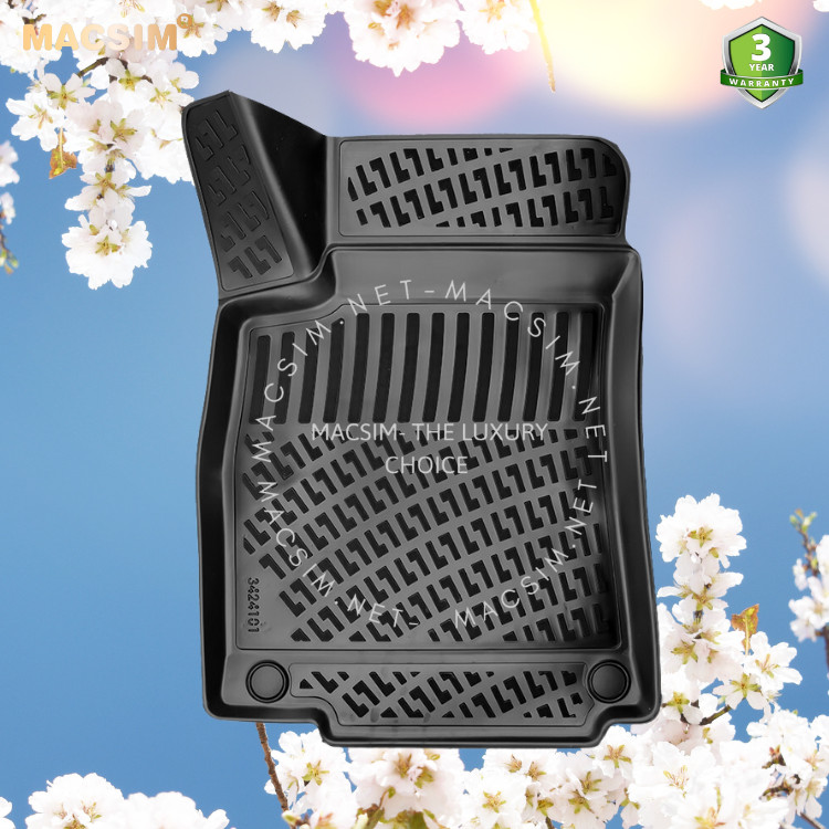 Thảm lót sàn ô tô nhựa TPU Silicon Mercedes GLB 2019+Tới nay Nhãn hiệu Macsim