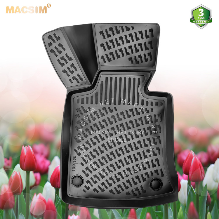 Thảm lót sàn ô tô nhựa TPU Silicon Mercedes  GLK 2008- 2015 Nhãn hiệu Macsim