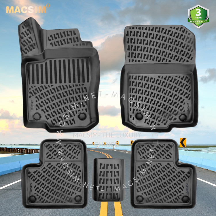Thảm lót sàn ô tô nhựa TPU Silicon Mercedes M-Class W166 third generation/GLE-Class   2011-2015/2015-2019 facelift Nhãn hiệu Macsim