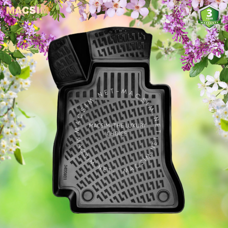 Thảm lót sàn ô tô nhựa TPU Silicon Mercedes E Class W210 second generation 1996-2002  Nhãn hiệu Macsim