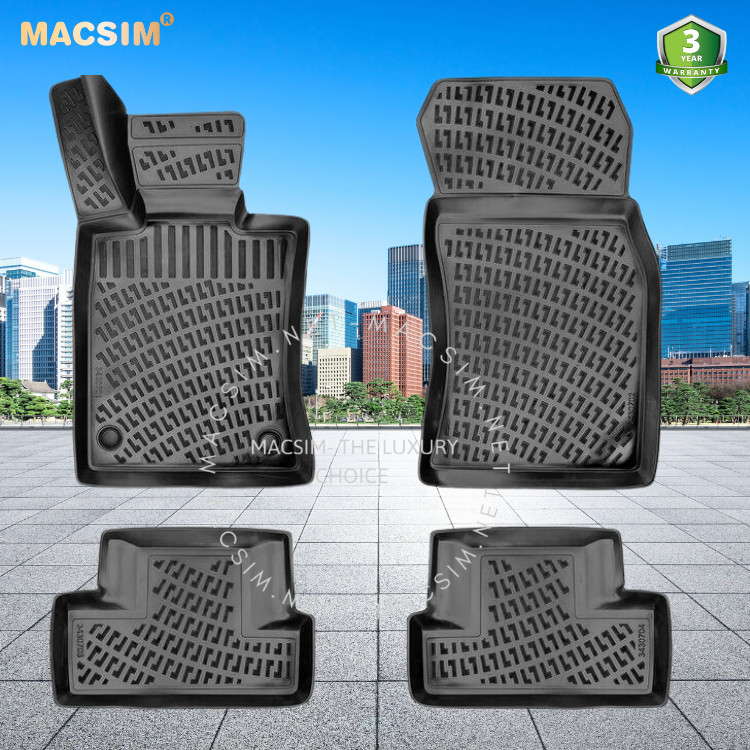 Thảm lót sàn ô tô nhựa TPU Silicon Mini Cooper R56/57 2006-2013  Nhãn hiệu Macsim