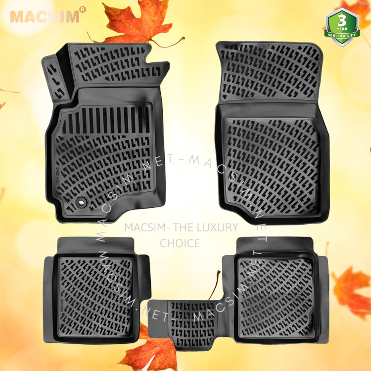 Thảm lót sàn ô tô nhựa TPU Silicon Mitsubishi lancer 2002 - 2007 Nhãn hiệu Macsim