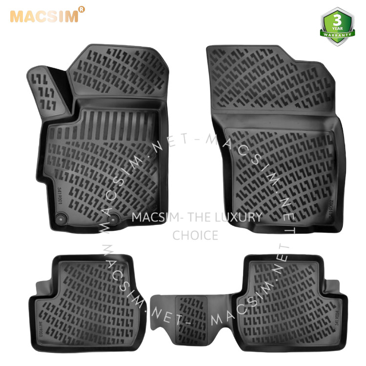 Thảm lót sàn ô tô nhựa TPU Silicon Mitsubishi lancer 2007- 2017 Nhãn hiệu Macsim